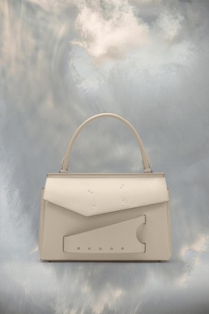 Beige Maison Margiela Snatched Top Handle Small | AU_MM95280