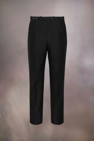 Black Maison Margiela British Mohair Trousers | AU_MM46459