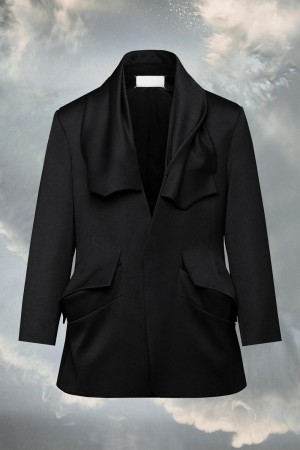 Black Maison Margiela Couture Pocket Jacket | AU_MM14374