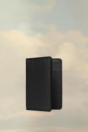 Black Maison Margiela Four Stitches Cardholder | AU_MM24237