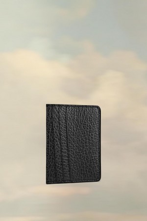 Black Maison Margiela Four Stitches Cardholder | AU_MM33162