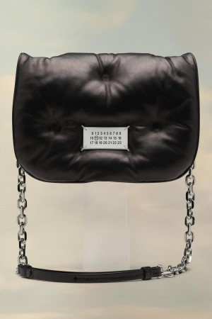 Black Maison Margiela Glam Slam Flap Small | AU_MM50435