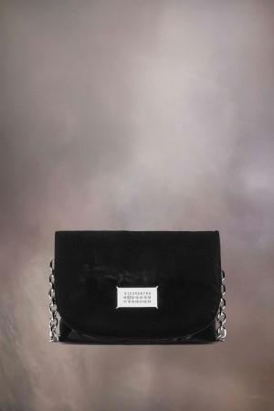 Black Maison Margiela Glam Slam Flap Small | AU_MM22822