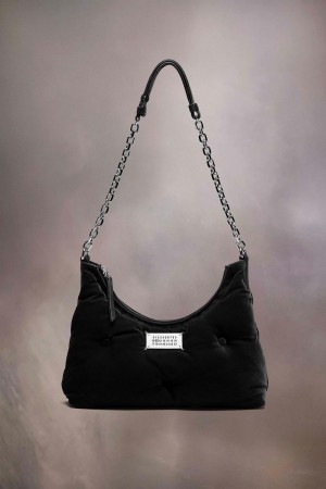 Black Maison Margiela Glam Slam Hobo Small | AU_MM20450