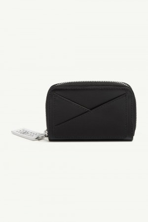 Black Maison Margiela Japanese 6 Zip Around Wallet | AU_MM39364