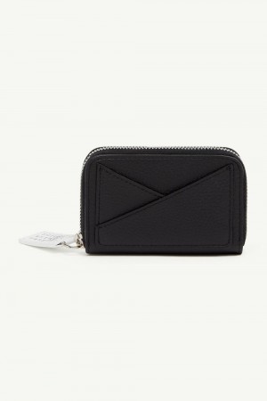 Black Maison Margiela Japanese 6 Zip Around Wallet | AU_MM26746