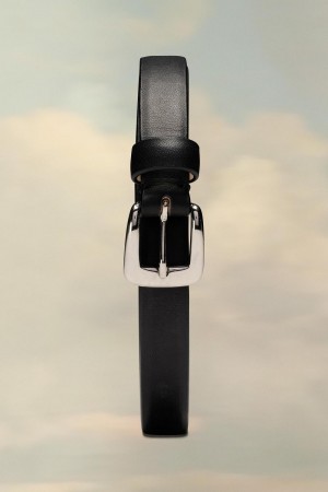 Black Maison Margiela Leather Belt | AU_MM98505