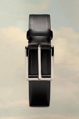 Black Maison Margiela Leather Belt | AU_MM89023