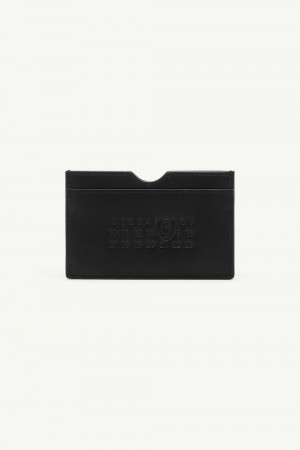 Black Maison Margiela Leather Cardholder | AU_MM52936