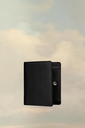 Black Maison Margiela Leather Cardholder | AU_MM72106