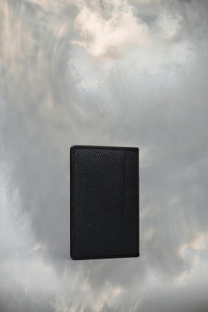 Black Maison Margiela Leather Small Cardholder | AU_MM22231