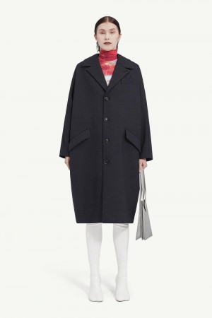 Black Maison Margiela Long Coat | AU_MM80554