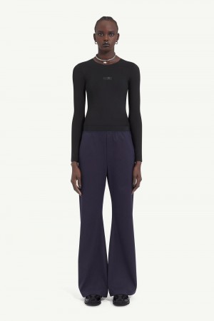 Black Maison Margiela Long-sleeve Bodysuit | AU_MM63607