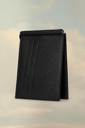 Black Maison Margiela Money Clip Wallet | AU_MM30273