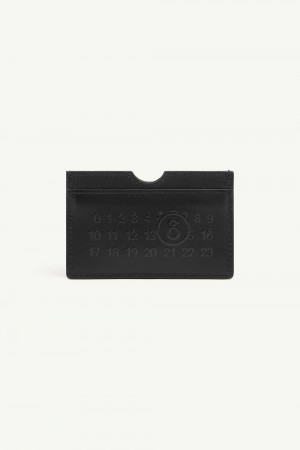 Black Maison Margiela Numeric Logo Cardholder | AU_MM46096