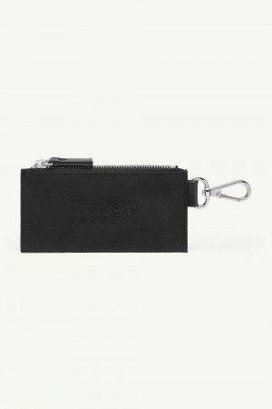 Black Maison Margiela Numeric Zipped Card Holder | AU_MM12175