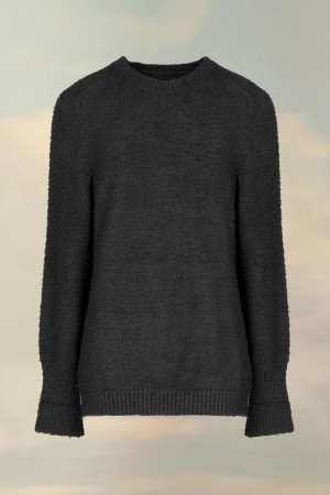 Black Maison Margiela Oversized Piled Sweater | AU_MM71954