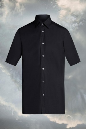 Black Maison Margiela Short-sleeve Shirt | AU_MM58445