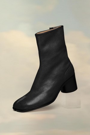 Black Maison Margiela Tabi Ankle Boots | AU_MM57563