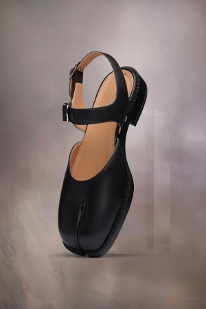 Black Maison Margiela Tabi Sandals | AU_MM89295