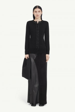 Black Maison Margiela Wool Cardigan | AU_MM55084