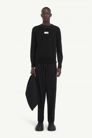 Black Maison Margiela Wool Jumper | AU_MM22291