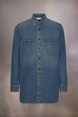 Blue Maison Margiela Denim Shirt | AU_MM29535