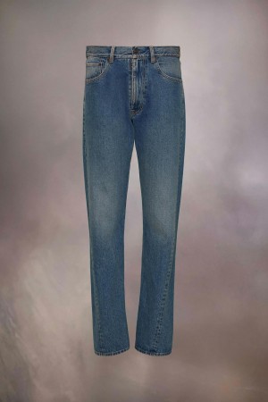 Blue Maison Margiela Turn-up Jeans | AU_MM70844