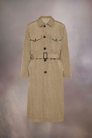 Brown Maison Margiela Canvas Trench Coat | AU_MM88463