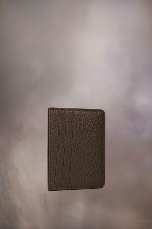 Brown Maison Margiela Four Stitches Cardholder | AU_MM16621