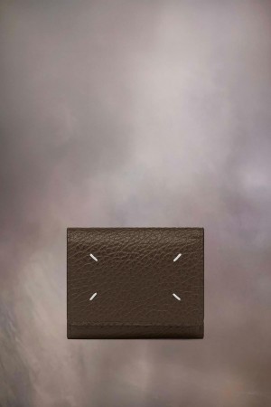 Brown Maison Margiela Four Stitches Wallet | AU_MM33432