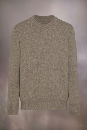 Brown Maison Margiela Shetland Wool Knit Sweater | AU_MM14606