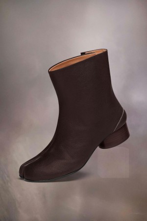 Brown Maison Margiela Tabi Ankle Boots | AU_MM33661