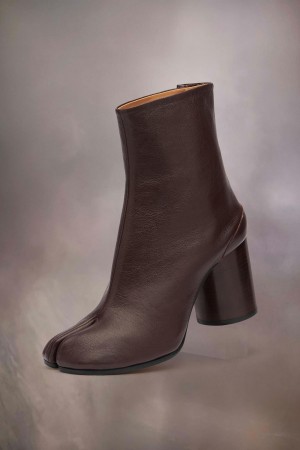 Brown Maison Margiela Tabi Ankle Boots | AU_MM81676