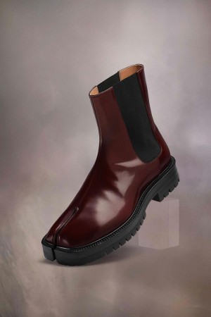 Brown Maison Margiela Tabi Chelsea Boot | AU_MM56403