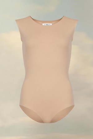 Coral Maison Margiela Viscose Bodysuit | AU_MM30455