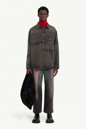 Dark Grey Maison Margiela Denim Shirt | AU_MM68770