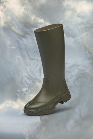 Green Maison Margiela Tabi Rain Boots | AU_MM53319