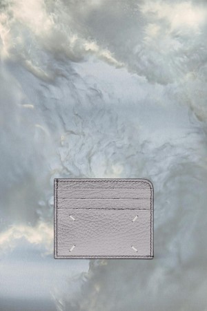 Grey Maison Margiela Four Stitches Card Holder | AU_MM96153