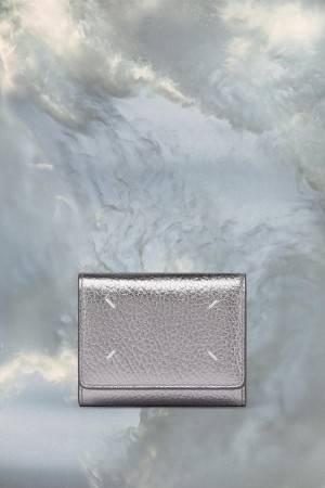 Grey Maison Margiela Four Stitches Wallet | AU_MM20721