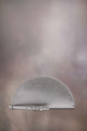 Grey Maison Margiela Mini Half Moon Pouch | AU_MM72247