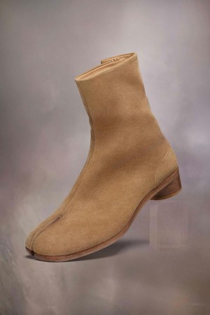 Khaki Maison Margiela Tabi Ankle Boot | AU_MM21802