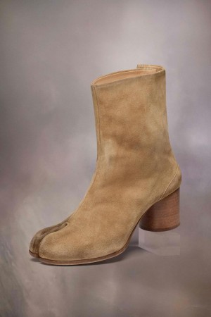 Khaki Maison Margiela Tabi Ankle Boot | AU_MM75613