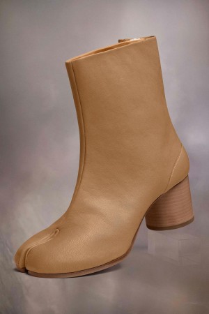 Khaki Maison Margiela Tabi Ankle Boots | AU_MM11979