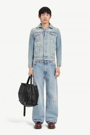 Light Blue Maison Margiela Blue Denim Trousers | AU_MM24978