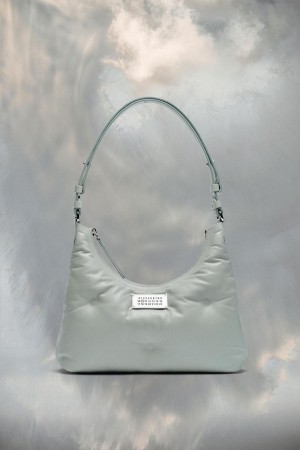 Light Blue Maison Margiela Glam Slam Hobo Small | AU_MM22716