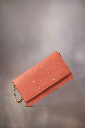 Orange Maison Margiela Recicla Chain Wallet | AU_MM88922