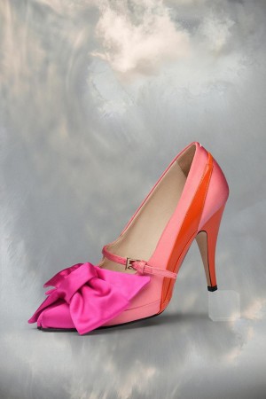 Pink Maison Margiela Tabi Monster Bow Pump | AU_MM47773