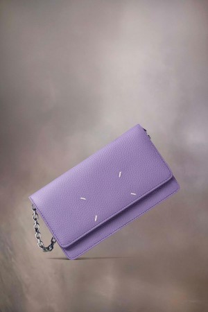 Purple Maison Margiela Recicla Chain Wallet | AU_MM78001