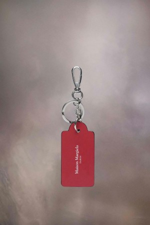 Red Black Maison Margiela Four Stitches Keyring | AU_MM62053